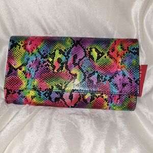 Lillian Mutli Colored Snakeskin Crossbody NWT